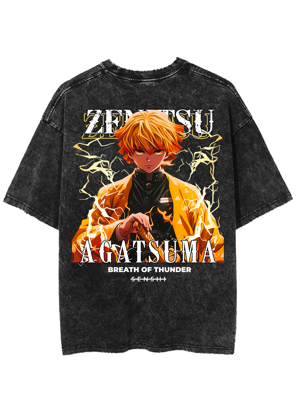 ZENITSU LOCKED IN VINTAGE TEE