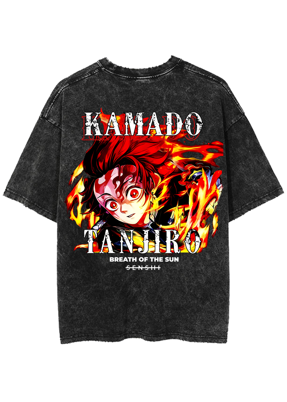 TANJIRO SELFLESS STATE VINTAGE TEE