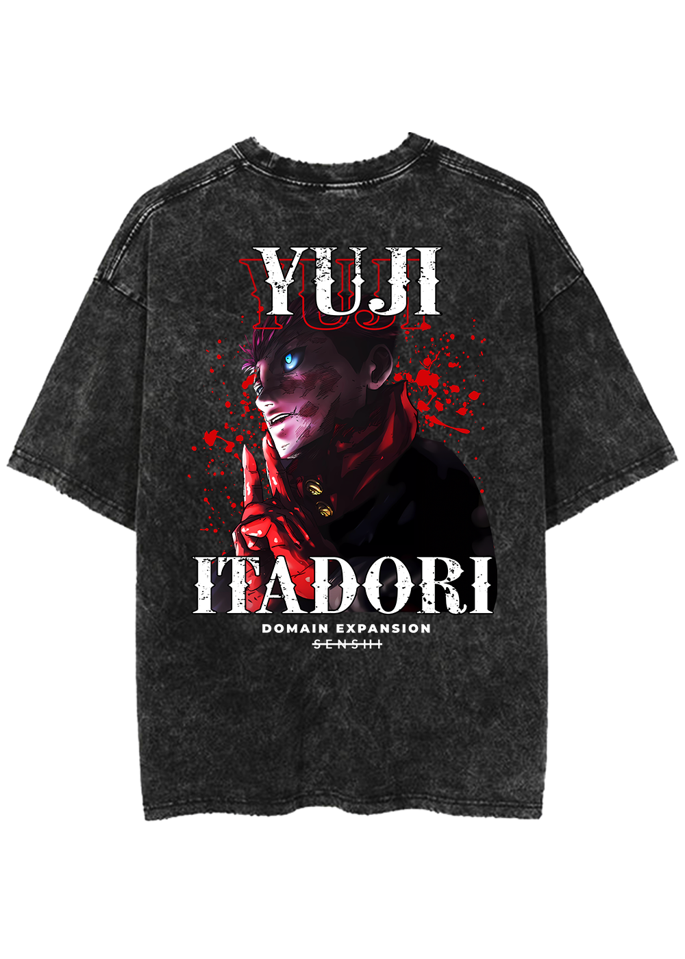 YUJI DOMAIN EXPANSION VINTAGE TEE