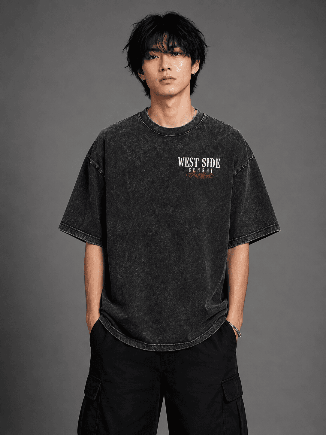 WEST SIDE BEST SIDE PREMIUM OVERSIZED VINTAGE TEE