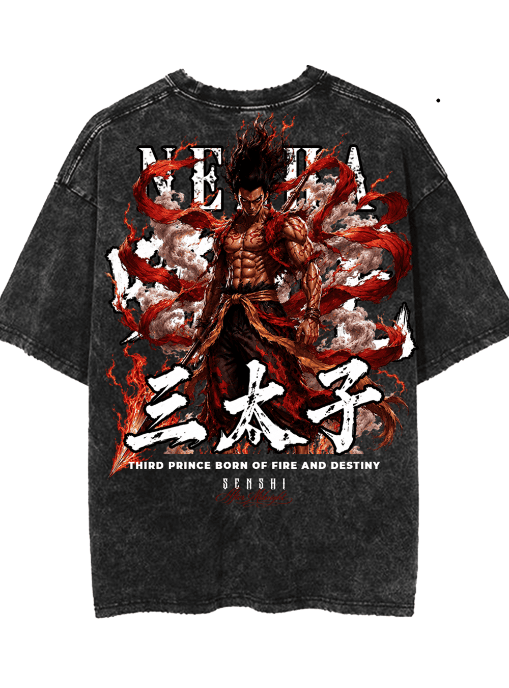 NEZHA PREMIUM OVERSIZED VINTAGE TEE
