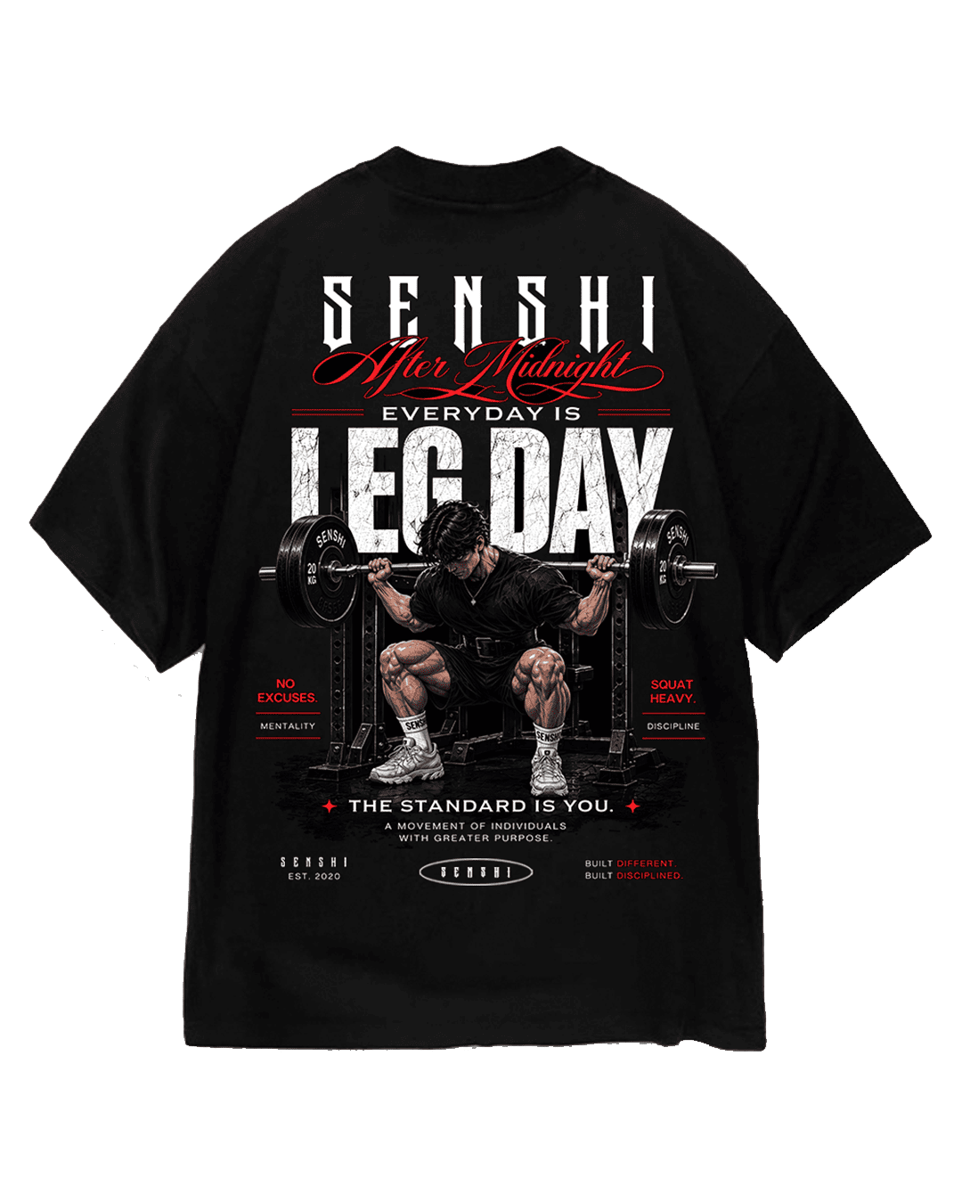 LEG DAY PREMIUM OVERSIZED TEE