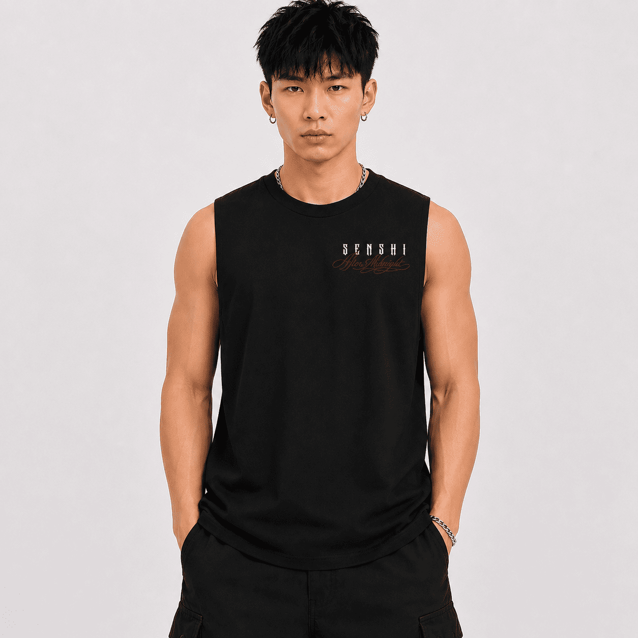 AFTER MIDNIGHT LOGO TEE/TANK