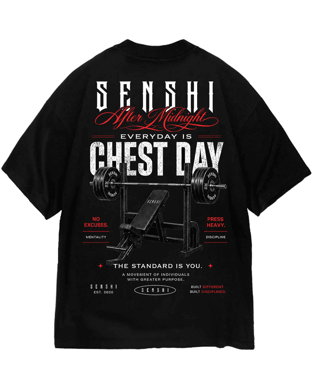 CHEST DAY PREMIUM OVERSIZED TEE