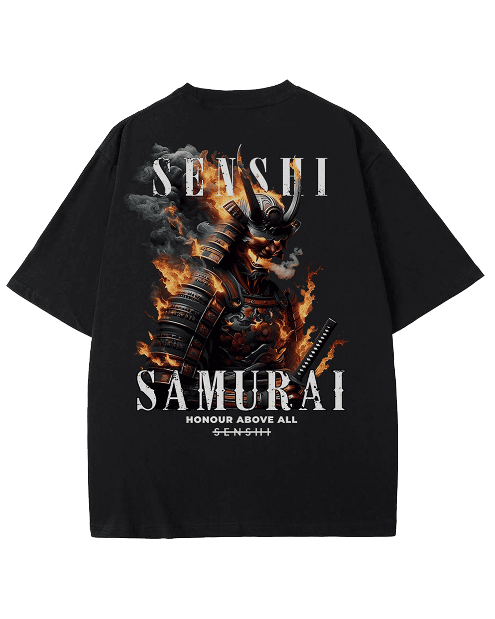 FLAME SAMURAI GRAPHIC TEE