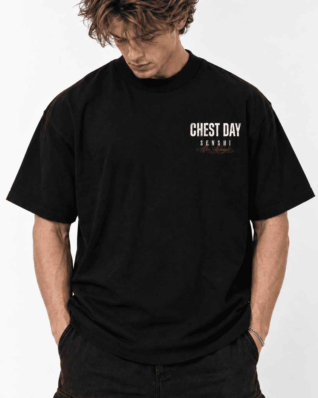 CHEST DAY PREMIUM OVERSIZED TEE