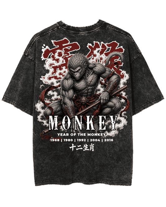 ZODIAC MONKEY PREMIUM OVERSIZED TEE