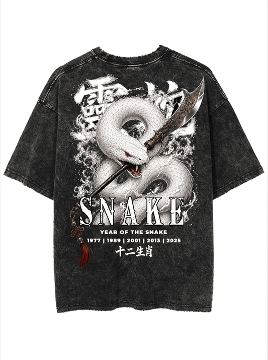 ZODIAC SNAKE PREMIUM OVERSIZED TEE